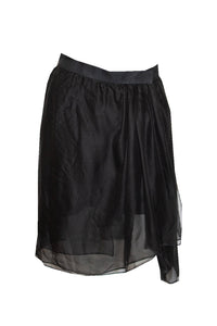 Vintage Yves Saint Laurent Rive Gauche Silk Wrap Over Skirt