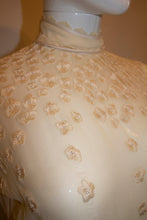 Load image into Gallery viewer, Vintage Couture Ivory Silk Gown with Wonderful Embroidery