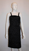 Load image into Gallery viewer, Vintage Black Worth Cocktail Dress