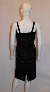Vintage Black Worth Cocktail Dress