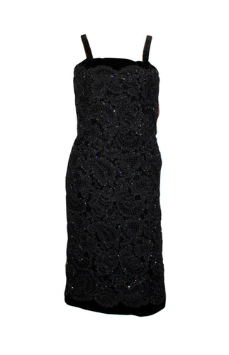 Vintage Black Worth Cocktail Dress