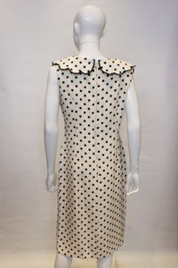 A Vintage 1960s polka dot Blanes London Summer Dress