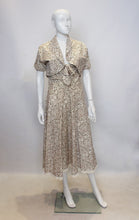 Load image into Gallery viewer, A Vintage 1950s printed Horrocks Dress and Bolero