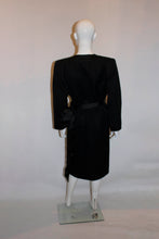 Load image into Gallery viewer, Vintage Yves Saint Laurent Rive Gauche Black Cocktail/Dinner Dress