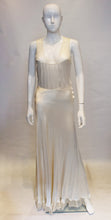 Load image into Gallery viewer, A Vintage 1930s Ivory Net and Satin Slip Dress
