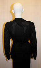 Load image into Gallery viewer, Vintage Janice Wainright Black Dress