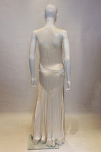 Load image into Gallery viewer, A Vintage 1930s Ivory Net and Satin Slip Dress