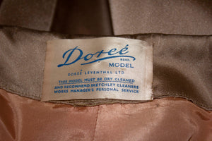 Vintage Doree Leventhal Satin Duster Coat