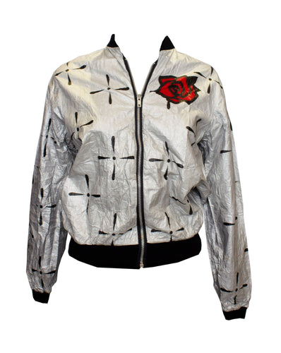 A Vintage 1980s silver ICA Paper Jacket