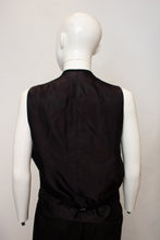 Load image into Gallery viewer, A pair of 1980s black Rare Vintage Trousers by A Caraceni made for Karl Lagerfeld