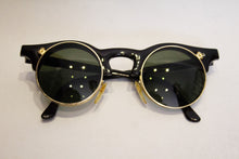 Load image into Gallery viewer, A pair of 1980s black linda farrow sunglasses