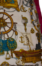 Load image into Gallery viewer, Vintage Hermes Silk Scarf, Musee by Le Doux