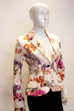 Load image into Gallery viewer, A vintage roberto  1980s Cavalli Floral Cotton Jacket