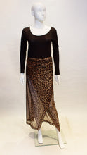 Load image into Gallery viewer, A vintage dolce and gabbana leopard print beach wrap skirt