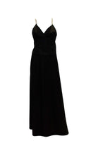 Load image into Gallery viewer, A vintage 1970s black Chic Evening Skirt and Top