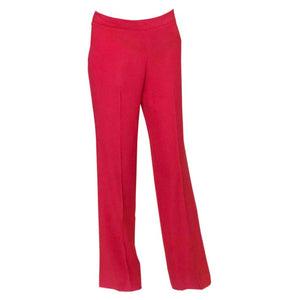 Gucci Pink Silk Trousers