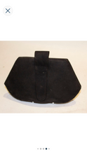 Load image into Gallery viewer, A 1920s Vintage Art Deco Black Suede Clutch