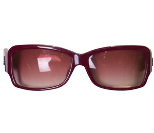 A pair of vintage Christian Dior plum red sunglasses