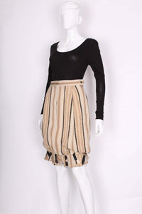 A vintage 1990s Yves Saint Laurent Rive Gauche Bubble Skirt