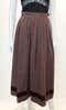 A Vintage 1970s yves saint YSL Rive Gauche brown high waisted Skirt