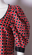 Load image into Gallery viewer, Yves Saint Laurent Red, Black and White Blouse