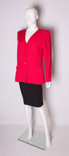 Load image into Gallery viewer, A Vintage 1970s Yves Saint Laurent Red Jacket