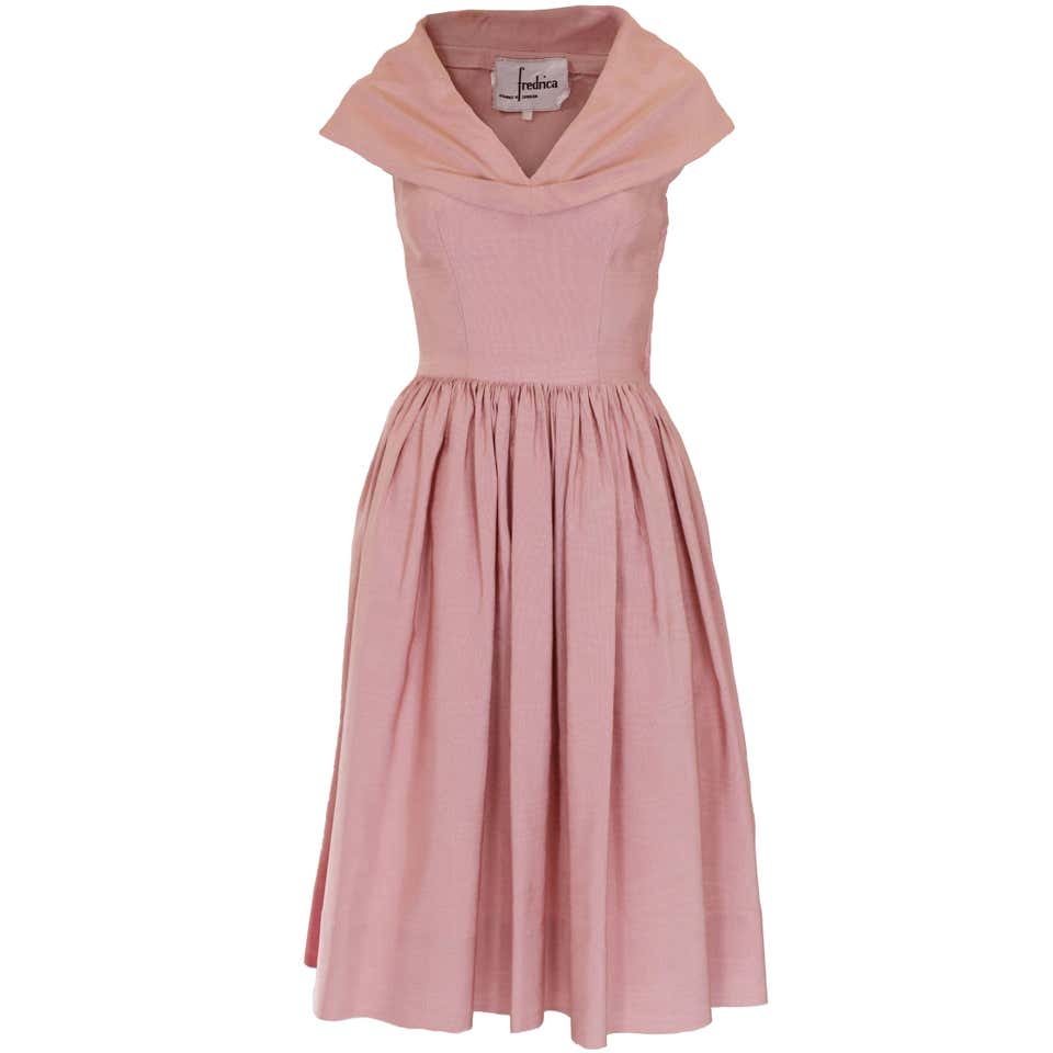 Dusty pink vintage dress hot sale