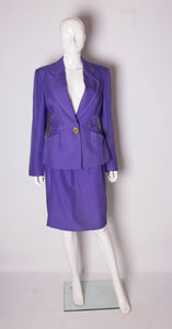 Christian Dior Vintage Numbered Silk Suit