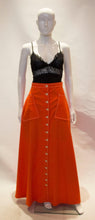 Load image into Gallery viewer, Vintage Quad Orange Long Skirt