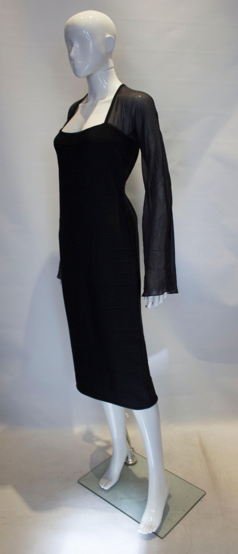 Vintage Herv Lger Evening Dress modesandmore Vintage Herv Lger Evening Dress modesandmore