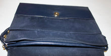 Load image into Gallery viewer, Vintage Launer Blue Leather Bag