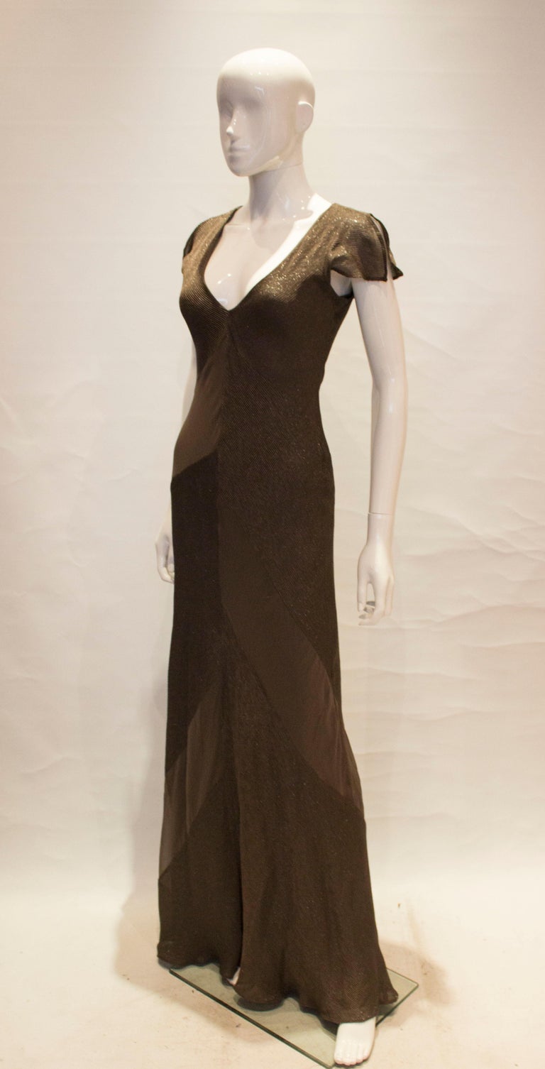 amanda wakeley evening dresses Amanda Wakeley Elements Ivory Beaded Embroidery Maxi Dress UK 10 Evening Gown