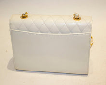 Load image into Gallery viewer, Vintage White Leather Hane Mori Bag