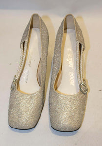 A Vintage 1960s Silver Shoes by Starlight Room