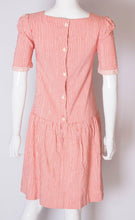 Load image into Gallery viewer, A Vintage 1990s stripe cotton summer day dress by Gina Fratini