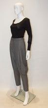 Load image into Gallery viewer, A pair of alexander McQueen Tailored grey Wool Trousers