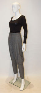 A pair of alexander McQueen Tailored grey Wool Trousers