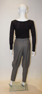 A pair of alexander McQueen Tailored grey Wool Trousers