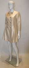 Load image into Gallery viewer, A Vintage 1960s Ivory Raw Silk Coat Dress