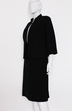 Load image into Gallery viewer, A Vintage 1960s Christian Dior Black Skirt Suit