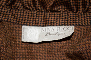 Vintage Nina Ricci Boutique Paris  Silk Blouse