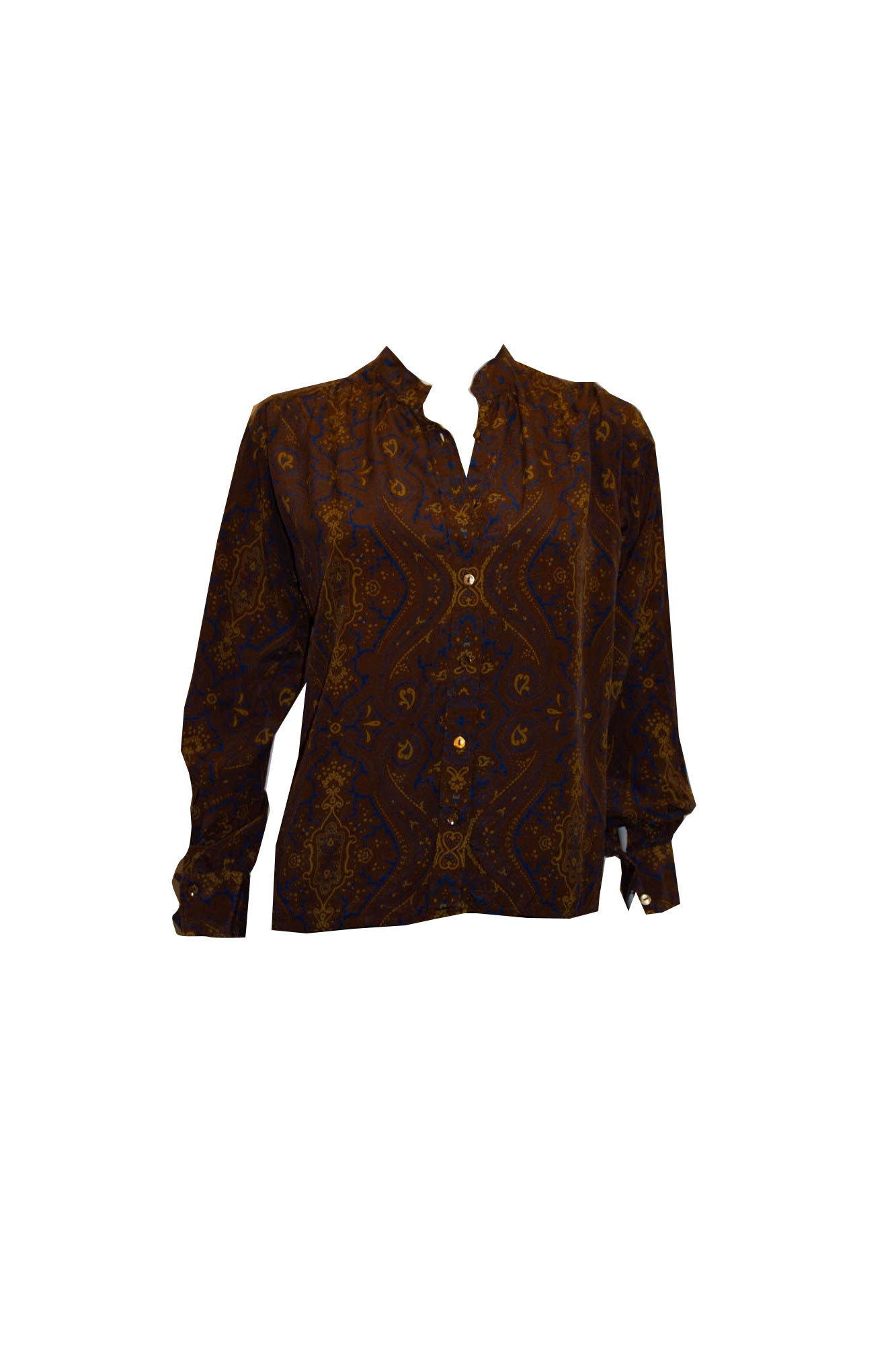 Vintage Yves Saint Laurent Rive Gauche Silk Blouse