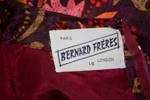 Load image into Gallery viewer, Vintage Bernard Frere Silk Dress in Liberty Fabric.