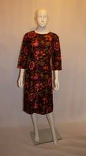 Load image into Gallery viewer, Vintage Bernard Frere Silk Dress in Liberty Fabric.