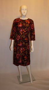 Vintage Bernard Frere Silk Dress in Liberty Fabric.