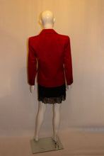 Load image into Gallery viewer, Vintage Yves Saint Laurent Rive Gauche Red Jacket
