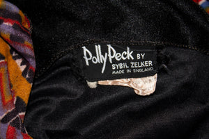 Vintage Polly Peck By Sybil Zelker Long Dress