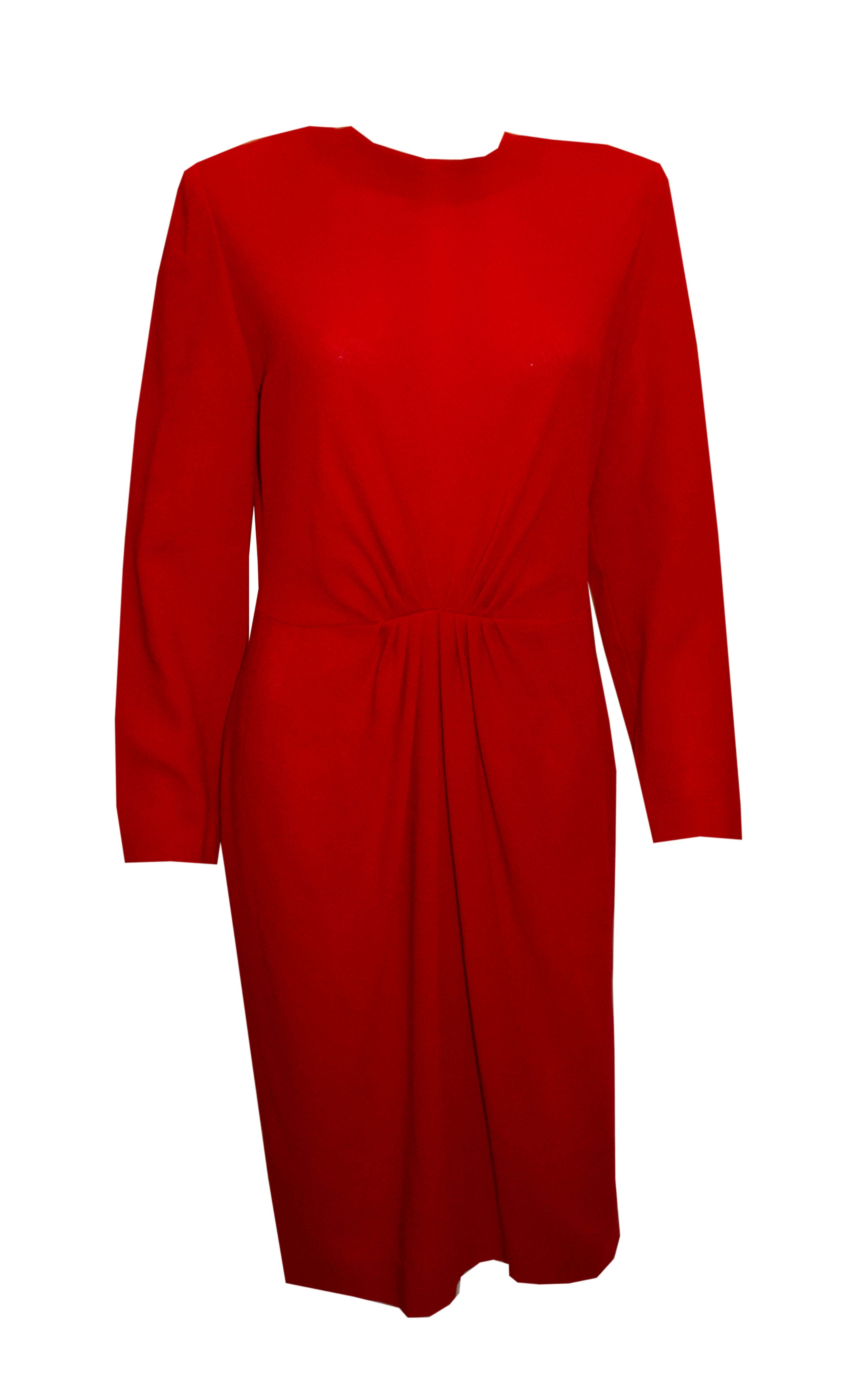 Red Crepe Dress By Mimmina of Italy – modesandmore