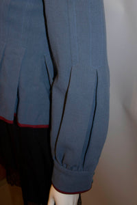 Vintage Bill Gibb Dove Grey Wool Jacket