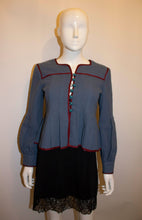 Load image into Gallery viewer, Vintage Bill Gibb Dove Grey Wool Jacket